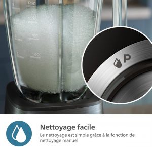 module de nettoyage sur l'appareil