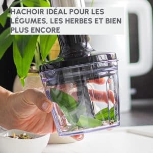 mixeur en mode hachoire